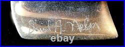 RARE Vtg Mid Century Modern David A Nelson Brutalist Solid Brass Menorah Signed RARE Vtg Mid Century Modern David A Nelson Brutalist Solid Brass Menorah Signed