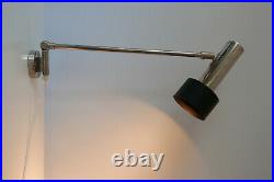RARE and ELEGANTMid Century Modern WALL LAMP Task Light by BEISL, 1970s, GERMANY
