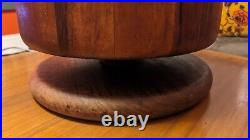 RaRe MID-CENTURY MODERN GUMP'S WOODEN CHAMPAGNE ICE BUCKET Made in AUSTRIA MCM