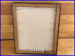 Rare 1950 Asian Hollywood Regency Mid-Century Modern Oil Painting by Bakso