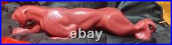 Rare 1950's Jacqueline Mauve Panther Jaguar TV Lamp Light 22 L MCM
