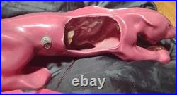 Rare 1950's Jacqueline Mauve Panther Jaguar TV Lamp Light 22 L MCM