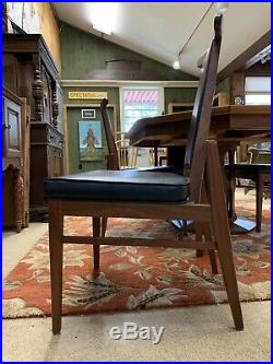 Rare 1950s Foster McDavid Walnut Table And Chairs