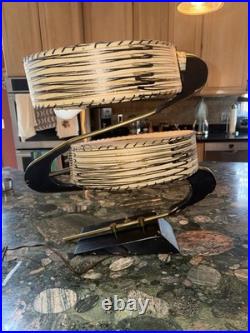 Rare 1950s Mid Century Modern Vintage Majestic Z Lamp
