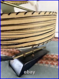 Rare 1950s Mid Century Modern Vintage Majestic Z Lamp