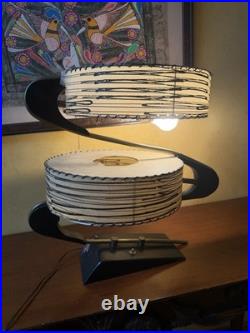 Rare 1950s Mid Century Modern Vintage Majestic Z Lamp