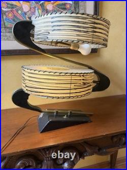 Rare 1950s Mid Century Modern Vintage Majestic Z Lamp