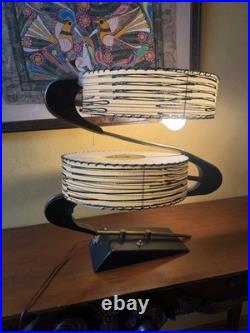 Rare 1950s Mid Century Modern Vintage Majestic Z Lamp