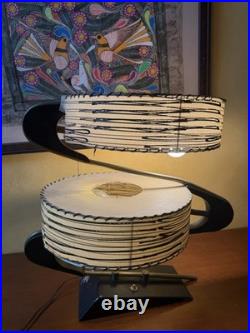 Rare 1950s Mid Century Modern Vintage Majestic Z Lamp