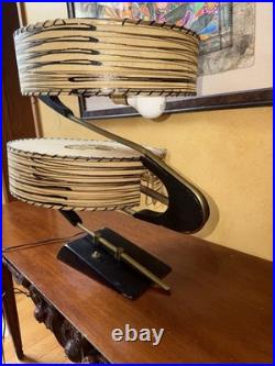 Rare 1950s Mid Century Modern Vintage Majestic Z Lamp