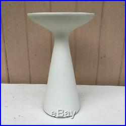 Rare 1951 Glazed Ceramic Compote Vase Sculpture by Malcolm Leland, Modernism