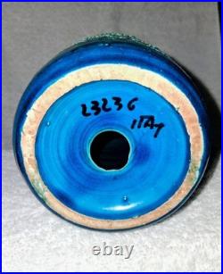 Rare 1960's Aldo Londi For Bitossi Rimini Blue Owl