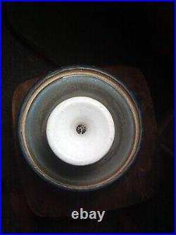 Rare 1960s Mid Century Modern Ahlstrom of California Studio Pottery Covered Jar Rare 1960s Mid Century Modern Ahlstrom of California Studio Pottery Covered Jar