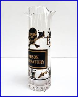 Rare 1960s Poison Laboratory Cocktail Pitcher by Georges Briard