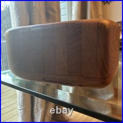 Rare 1960s XL Mid Century Modern Teakwood Bowl Sowe Konst, Sovestad, Sweden NOTE