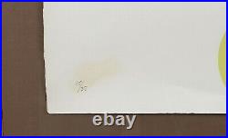 Rare 1968 Mid Century Modern Lithograph Vase & Flowers by Derrick Greaves Listed Rare 1968 Mid Century Modern Lithograph Vase & Flowers by Derrick Greaves Listed