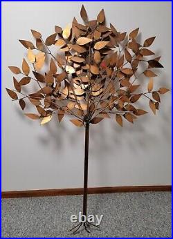 Rare 1970 Mid Century Modern Brass/Copper Tree Hand signed by Curtis Jere