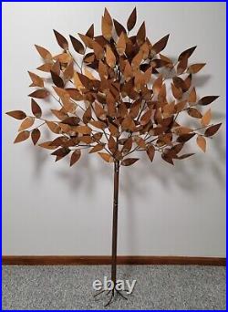 Rare 1970 Mid Century Modern Brass/Copper Tree Hand signed by Curtis Jere