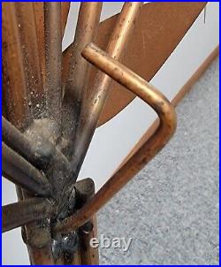 Rare 1970 Mid Century Modern Brass/Copper Tree Hand signed by Curtis Jere