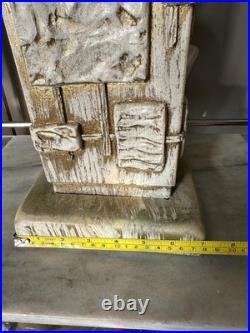 Rare 1970s Mid-Century Brutalist Table Lamp by C. N. Burman Sculptural Vintage