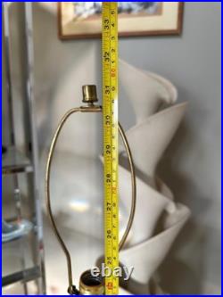 Rare 1970s Mid-Century Brutalist Table Lamp by C. N. Burman Sculptural Vintage