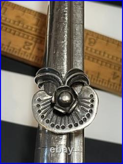 Rare 1971 SEPPO TAMMINEN Finland Mid Century Modern 925 Silver Flower Ring Sz. 8