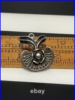 Rare 1971 SEPPO TAMMINEN Finland Mid Century Modern 925 Silver Flower Ring Sz. 8