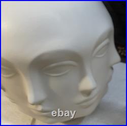 Rare 2- Jonathan Adler Dora Marr Table Lamps Vgc Fornasetti Style MID Cent