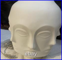 Rare 2- Jonathan Adler Dora Marr Table Lamps Vgc Fornasetti Style MID Cent