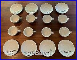 Rare 48 piece collection of Shenango Pottery Well of the Sea dinner ware