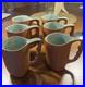 Rare_6_Glidden_Pottery_Mugs_202_Red_Matte_Teal_Speckled_Mid_Century_Modern_01_kvk