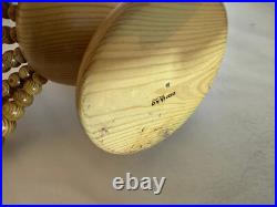 Rare Aarikka Finland Wooden Peacock Bird Mid Century Modern Sculpture Decoration