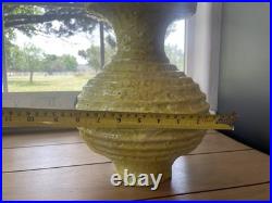Rare Antique Signed Mid Century Modern MCM Raymor Pottery Vase Italy Yellow