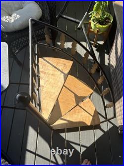 Rare Arthur Umanoff Mid Century Modern Stair Library Steps Display Shelf Stand