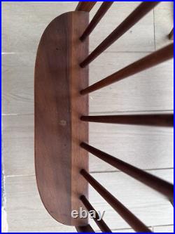 Rare Arthur Umanoff Teak Wood Mid Century Danish Modern Compass Magazine Rack Rare Arthur Umanoff Teak Wood Mid Century Danish Modern Compass Magazine Rack