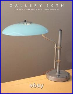 Rare! Atomic MID Century Modern Lightolier Desk Lamp! 1950 Gerald Thurston Vtg