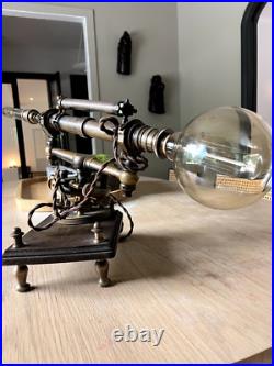 Rare Authentic Vintage Surveyor Tripod Lamp Iconic Mid-Century Industrial