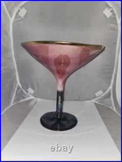Rare Beautiful Vintage MCM Ceramicraft Martini Wine Glass With Wall Pocket