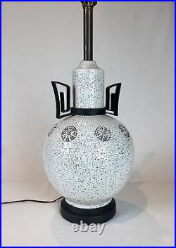 Rare Bitossi Aldo Londi Raymor Italy Mid Century Modern White Pottery Table Lamp
