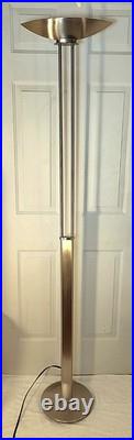 Rare Brushed Postmodern Holtkotter Leuchten Holtkoetter 70 Floor Lamp High-End