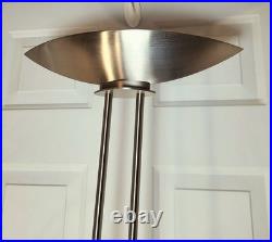 Rare Brushed Postmodern Holtkotter Leuchten Holtkoetter 70 Floor Lamp High-End