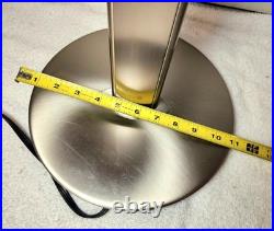 Rare Brushed Postmodern Holtkotter Leuchten Holtkoetter 70 Floor Lamp High-End