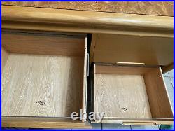 Rare Burl Wood Monteverdi Young Dresser File Cabinet MCM Mid Century Modern