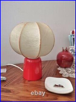 Rare COCOON Bedside Table Lamp Italy 60s LichtStudio / Flos by CASTIGLIONI style