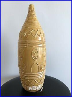 Rare Charles Murphy- Red Wing Pottery Vase M-3013, Vintage, Yellow