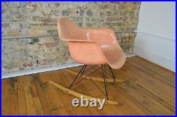 Rare Charles & Ray Eames for Herman Miller RAR Zenith Rope Edge Rocking Chair