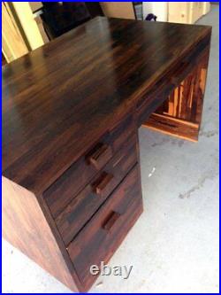Rare Cocobolo Wood desk Don Shoemaker
