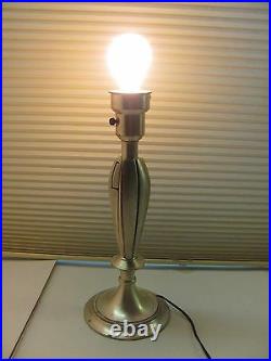 Rare Colonial Premier Art Deco Metal Table Lamp Mid Century Modern