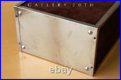 Rare & Cool! MCM Italian Suede Chrome Wastebasket! 1970's After Panton Vtg Rare & Cool! MCM Italian Suede Chrome Wastebasket! 1970's After Panton Vtg