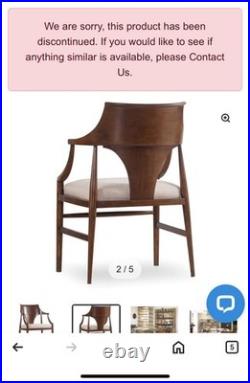 Rare Discontinued Modern Midcentury Danish Chair (SET OF 3, HOOKER FURNITURE)